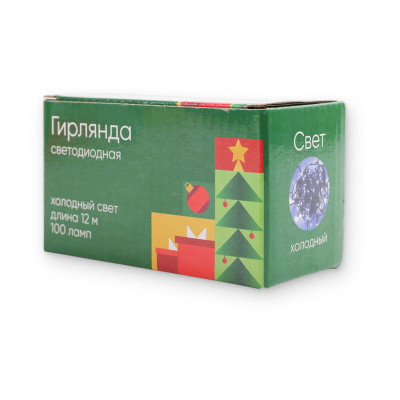 Изображение товара Гирлянда электрическая светодиодная Маркет в ассортименте, 12м