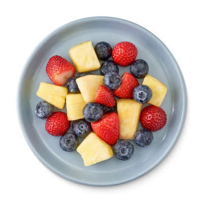 Изображение товара Смесь ананас-клубника-голубика Перекресток Select, 200г