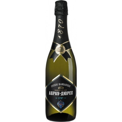 Изображение товара Вино игристое Абрау-Дюрсо белое полусухое 12%, 750мл