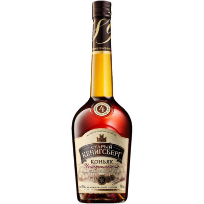 Изображение товара Коньяк Старый Кёнигсберг 4-летний 40%, 700мл