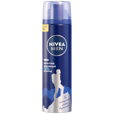 Изображение товара Гель для бритья Nivea Men Защита и уход увлажняющий, 200мл
