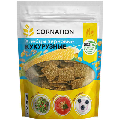 Изображение товара Хлебцы Cornation Кукурузные зерновые, 150г