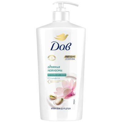Изображение товара Крем-гель Дав Фисташковый Крем и Магнолия для всей семьи для душа, 610мл