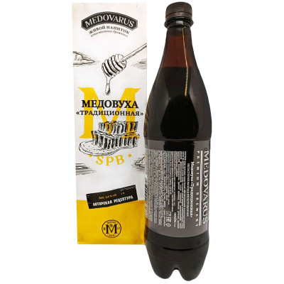 Изображение товара Медовуха Традиционная фильтрованная непастеризованная 5.8%, 1л