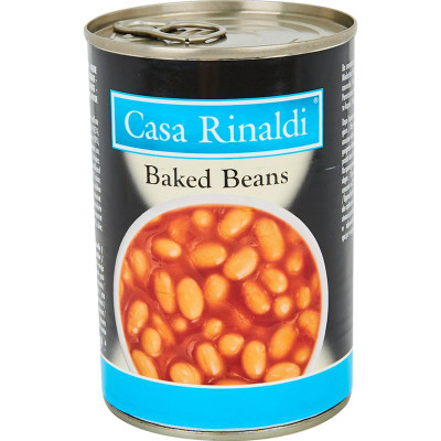 Изображение товара Фасоль Casa Rinaldi Тондини запечённая с томатами, 420г