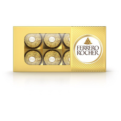 Изображение товара Конфеты Ferrero Rocher молочный шоколад и лесной орех-Весна, 75г