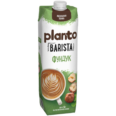 Изображение товара Напиток ореховый Planto Фундук ультрапастеризованный, 1л