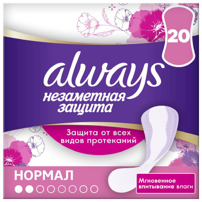 Изображение товара Прокладки Always Незаметная защита нормал, 20шт