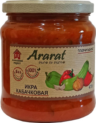 Изображение товара Икра Арарат кабачковая стерилизованная, 470г
