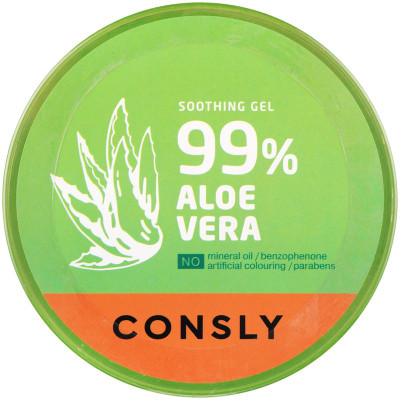Изображение товара Гель Consly успокаивающий с экстрактом алоэ вера, 300мл