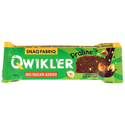 Изображение товара Батончик Snaq Fabriq шоколадно-ореховое пралине глазированный, 35г