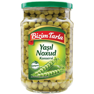 Изображение товара Горох Bizim Tarla зелёный, 660г