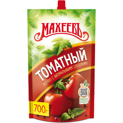Изображение товара Кетчуп Махеевъ Томатный, 700г