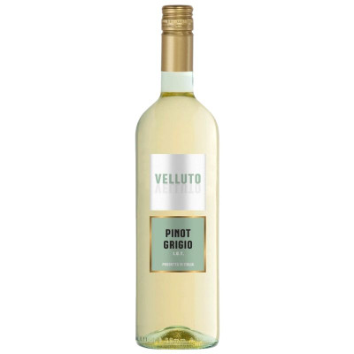 Изображение товара Вино Velluto Inzolia-Pinot Grigio белое сухое 12%, 750мл