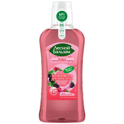 Изображение товара Ополаскиватель для полости рта Лесной бальзам Total Комплекс таежные ягоды, 400мл