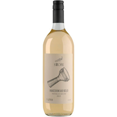 Изображение товара Вино Македонское белое сухое, 1л