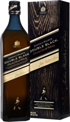 Виски Johnnie Walker Дабл Блек 40% в подарочной упаковке, 700мл