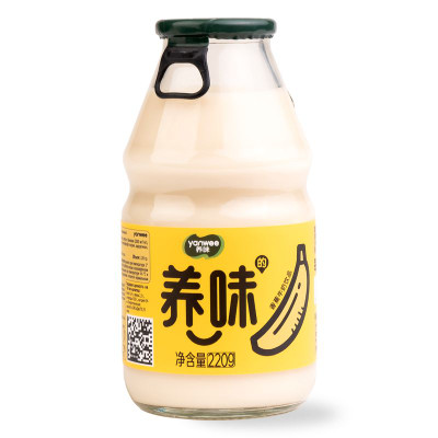 Изображение товара Напиток Yanwee молочный со вкусом банана, 220г