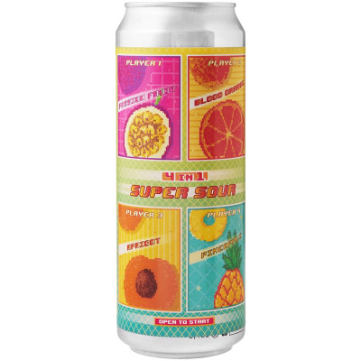 Изображение товара Пиво Stamm Brewing Imperial Sour Ale нефильтрованное 7%, 450мл