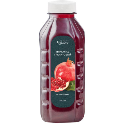 Изображение товара Напиток Лимонад Гранатовый безалкогольный негазированный Перекрёсток Select, 500мл