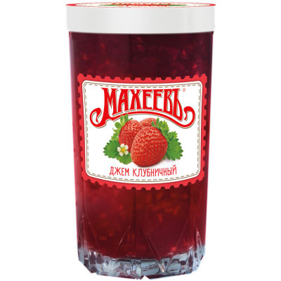 Изображение товара Джем Махеевъ клубничный, 400г