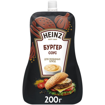 Изображение товара Соус Heinz Бургер 200мл