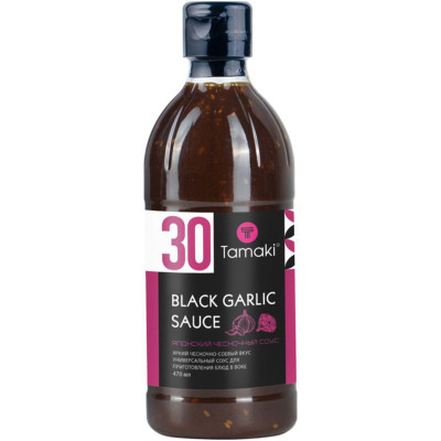 Изображение товара Соус Tamaki Чёрный Чеснок, 470мл