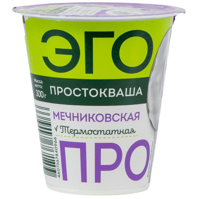 Изображение товара Простокваша Эго Мечниковская термостатная 4%, 300г