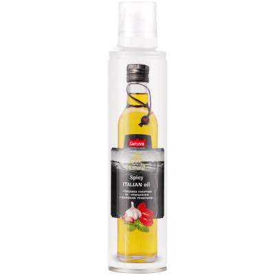 Изображение товара Масло подсолнечное Getuva по-итальянски с добавлением оливкового, 250мл