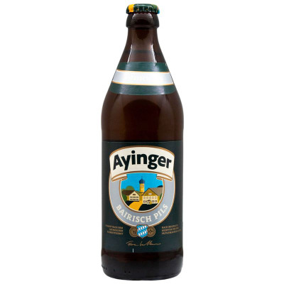 Изображение товара Пиво Ayinger Bairisch Pils светлое непастеризованное фильтрованное, 500мл