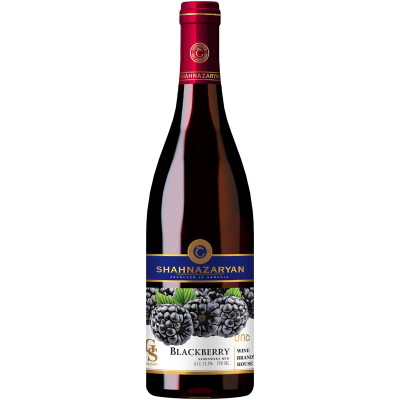 Изображение товара Вино плодовое Shahnazaryan Ежевика красное полусладкое 12.5%, 750мл