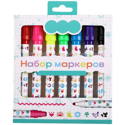 Изображение товара Набор маркеров Лайк с печатью, 7шт