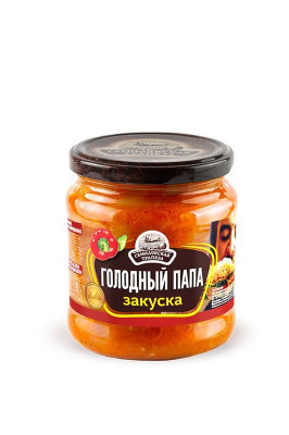 Изображение товара Закуска овощная Семилукская Трапеза Голодный папа, 460г