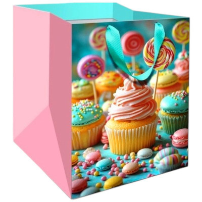 Изображение товара Пакет Арт и Дизайн подарочный Стандарт Плюс в ассортименте, 250х300х250мм