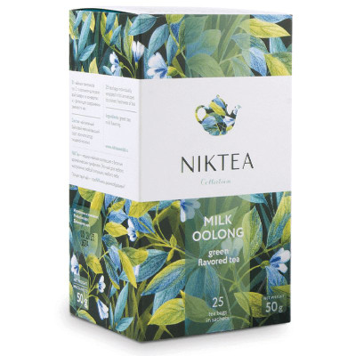 Изображение товара Чай Niktea Молочный Улун оолонг байховый с ароматом молока, 25х2г
