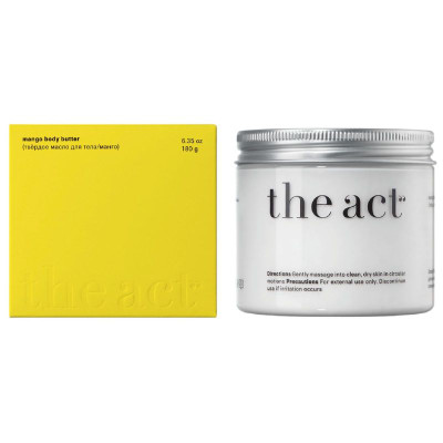 Изображение товара Масло твердое для тела The Act Манго, 180г