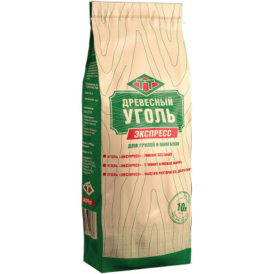 Изображение товара Уголь древесный Севзапуголь Экспресс, 1кг