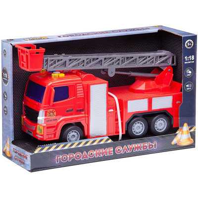 Изображение товара Машинка ABtoys Спецтехника Пожарная машина инерционная C-00489
