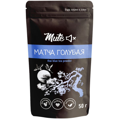 Изображение товара Чай Mute Матча голубая чайный 50г