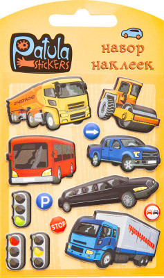 Изображение товара Наклейки Patula Машины мягкие