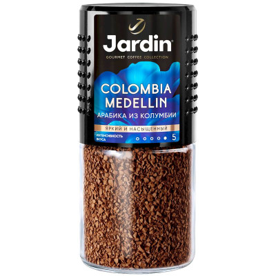 Изображение товара Кофе Jardin Colombia Medellin растворимый сублимированный, 95г
