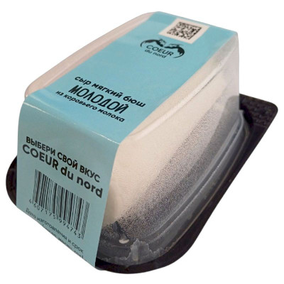 Изображение товара Сыр мягкий Coeur Du Nord Бюш молодой из коровьего молока 45%, 130г