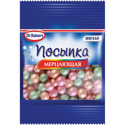 Изображение товара Посыпка Dr. Bakers мерцающая, 10г