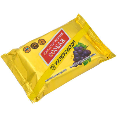 Изображение товара Масса творожная Ростагроэкспорт Особая с изюмом 23%, 180г