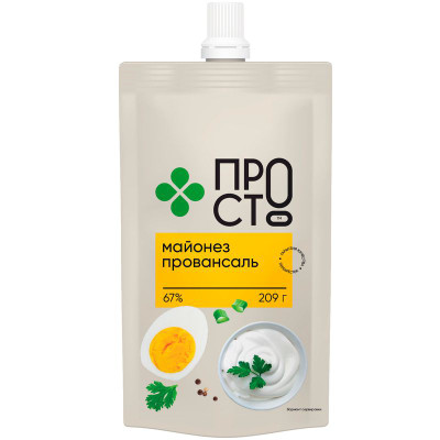 Изображение товара Майонез Провансаль классический 67% Пр!ст, 220мл