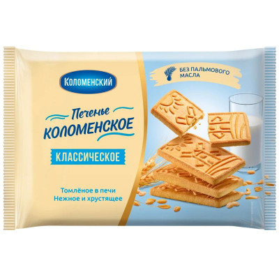 Изображение товара Печенье Коломенское Классическое сахарное, 240г