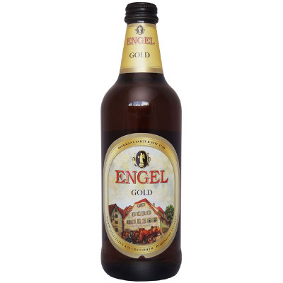 Изображение товара Пиво Engel Голд светлое 5.4%, 500мл
