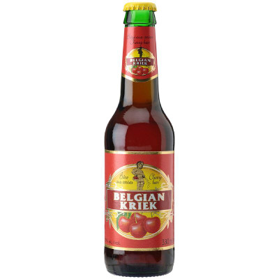 Изображение товара Напиток пивной Belgian Kriek светлый 3.5%, 330мл