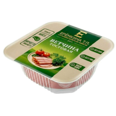 Изображение товара Ветчина из свинины Еремкина Т.П. Тостовая варёная, 150г