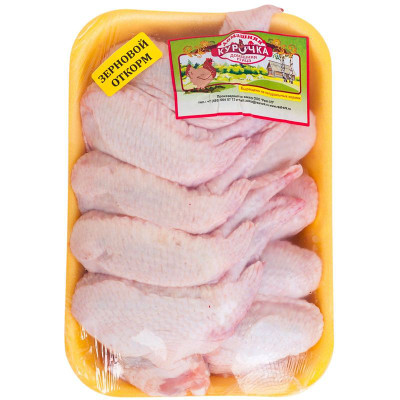 Изображение товара Крылышко цыплёнка Домашняя Курочка зерновой откорм